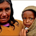 Displaced family in Brazil