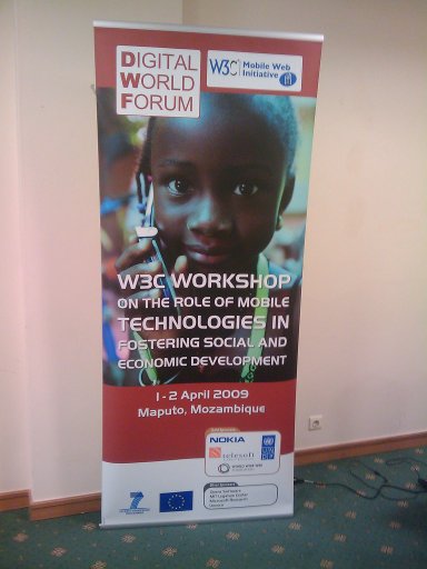 W3C workshop in maputo.