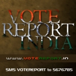 Vote Report India - Badge