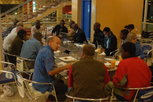 The gathering of 'shahidis' (Ushahidi community)