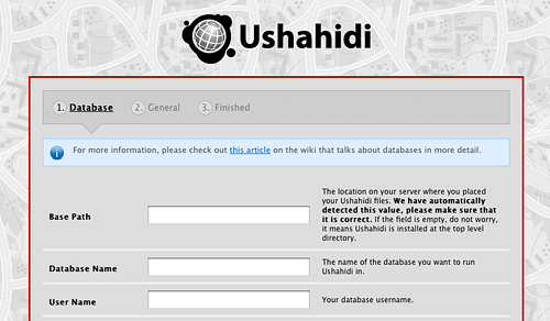 Ushahidi Installer - redone