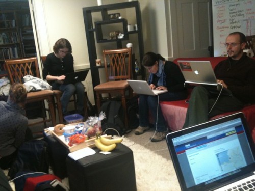 Fletcher situation room for Ushahidi Haiti