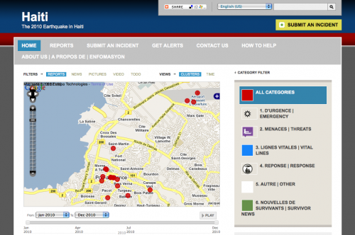 the Haiti deployment of Ushahidi for the post-earthquake emergency response