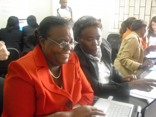 Workshop Participants adding Organization Profiles