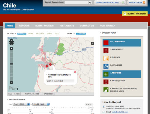 Customizing Ushahidi-Chile