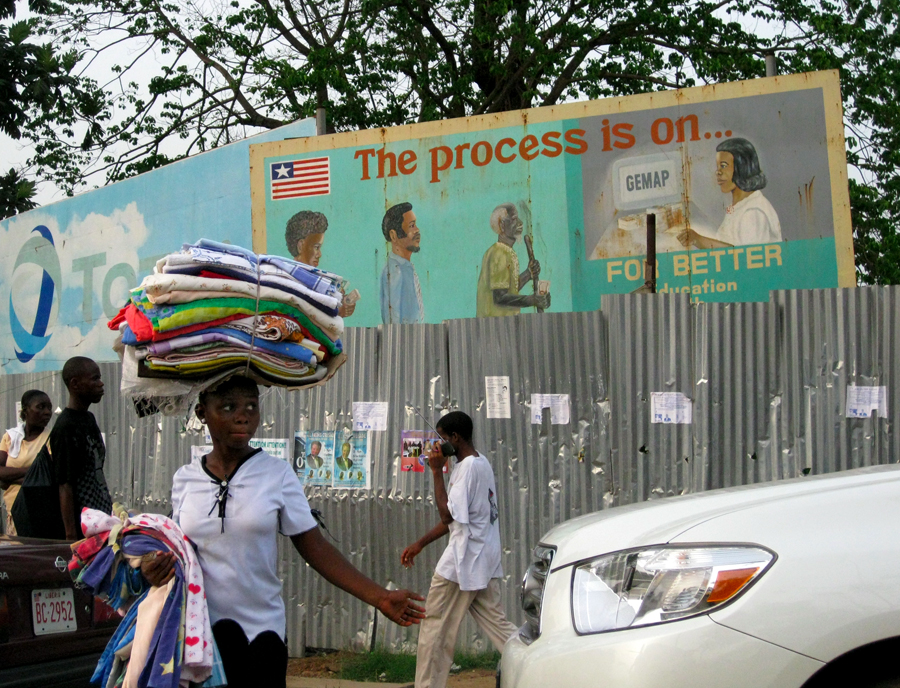 Young woman in Monrovia