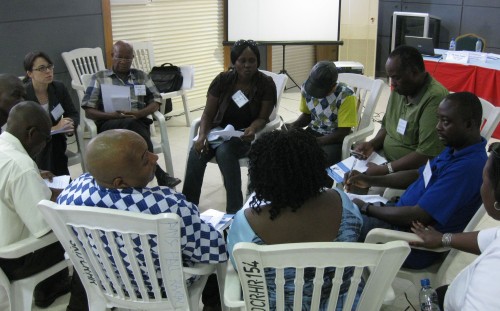 Focus group with Liberia's civil society leaders