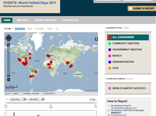 World Habitat Days Crowdmap