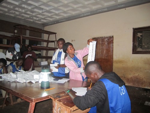 Polling Station in Bukavu, Ibanda Commune