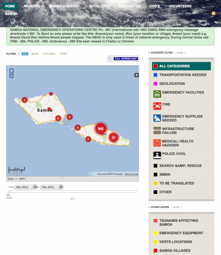 Alerts! Connect map