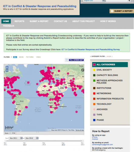 ICT in Conflict & Disaster Response and Peacebuilding