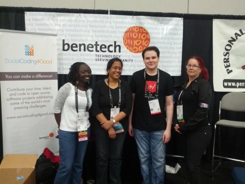 Angela Odour, Aloita Sharma (Wikimedia), David Brown (Medic Mobile) and Heather Leson