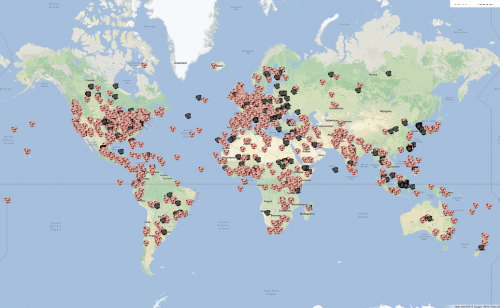 Ushahidi in maps